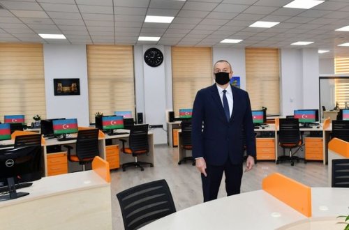 İlham Əliyev AZƏRTAC-ın yeni binası ilə tanış oldu - YENİLƏNİB + FOTO/VİDEO