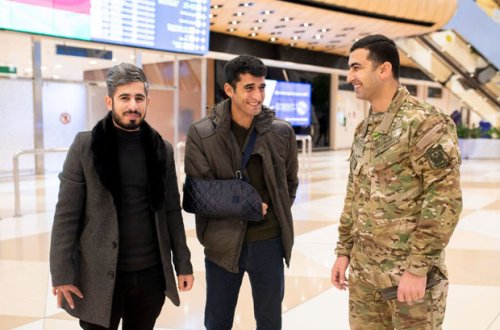 Üç qazimiz Türkiyəyə müalicəyə göndərildi - FOTO