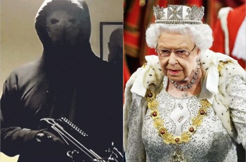 İngiltərədə maskalı gənc Kraliça Elizabeti öldürməklə hədələdi - FOTO/VİDEO