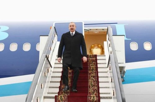 İlham Əliyev Rusiyaya səfərə getdi