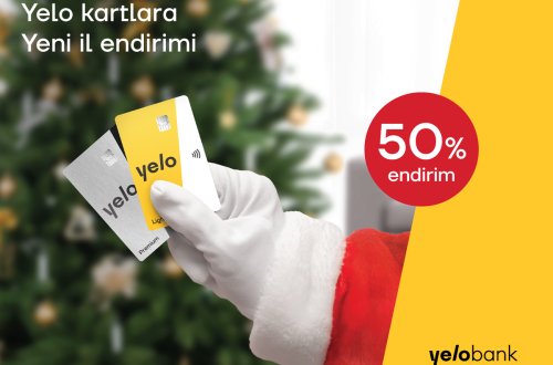 Yelo Kart üçün 50% endirim kampaniyası!