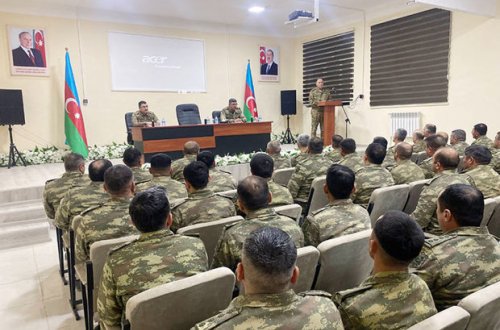 Kərim Vəliyev Qaragöl istiqamətində döyüş hazırlığının artırılması üçün tapşırıqlar verdi - FOTO