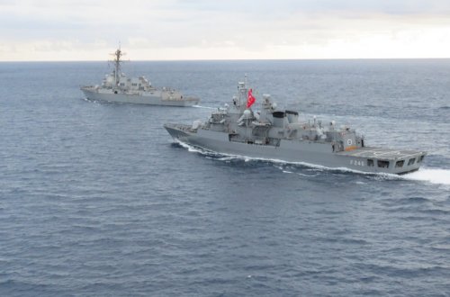 Türkiyə və ABŞ gəmiləri Aralıq dənizində birgə təlim keçiib