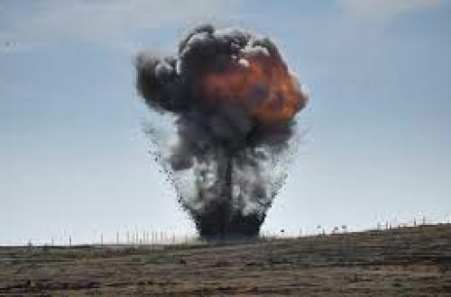 Ağdamda ekskovator sürücüsü minaya düşüb