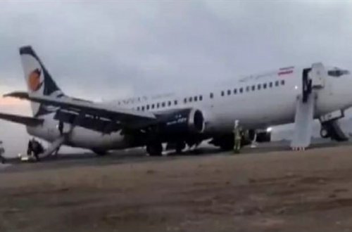 İranın İsfahan hava limanında təyyarə qəza enişi edib, xəsarət alanlar var
