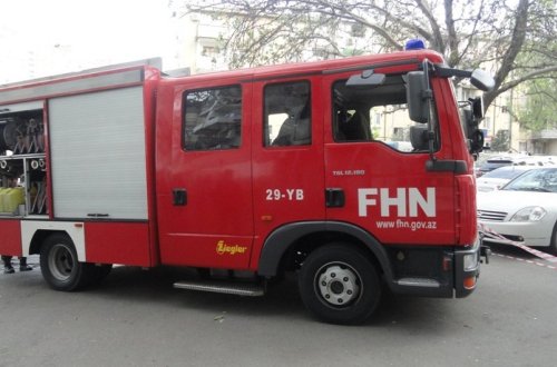 Sumqayıtda xəstəxanada yanğın söndürülüb - YENİLƏNİB