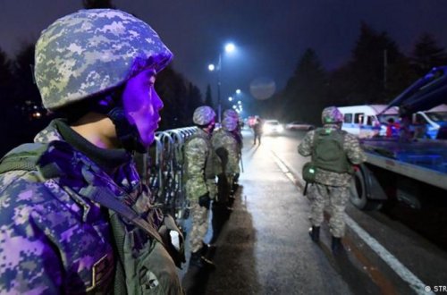 Qazaxıstanda aksiyalarda iştirak edən əcnəbilər saxlanılıb