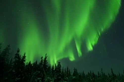 Finlandiya səmasında təccübləndirən mənzərə - VİDEO