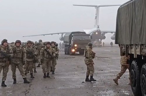 Qazaxıstana yeridilən KTMT sülhməramlılarının sayı açıqlanıb