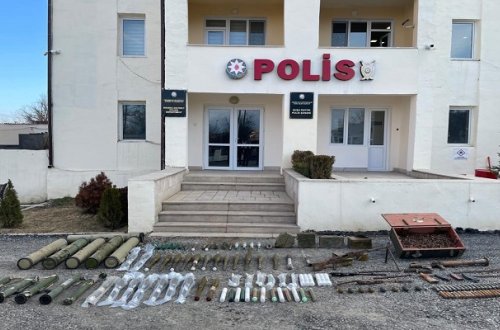 Şuşada silah-sursat aşkar edildi