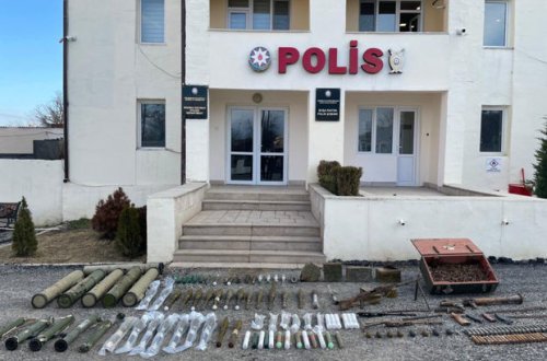 В Шуше обнаружено большое количество боеприпасов