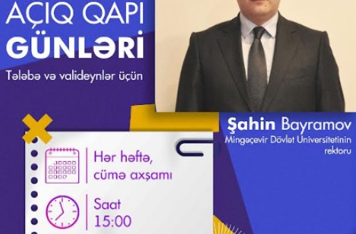 Mingəçevir Dövlət Universitetində “Açıq qapı” günləri keçirilir