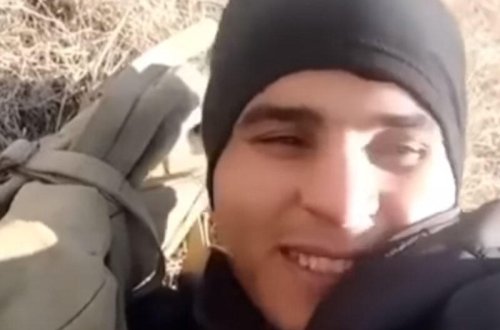 Dünən şəhid olan hərbçimizin ölümündən bir qədər öncə çəkdiyi VİDEOsu