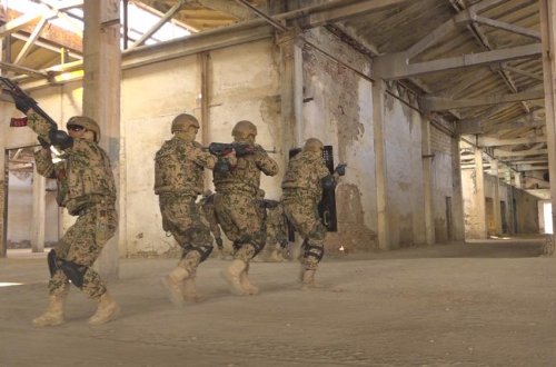 Naxçıvanda Daxili Qoşunların xüsusi təyinatlıları taktiki-xüsusi təlim keçirib