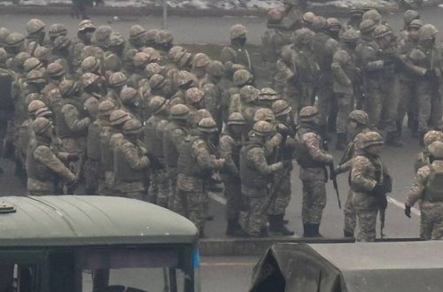 KTMT sülhməramlıları Qazaxıstanı tərk etdi