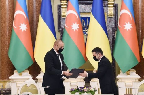 Azərbaycan-Ukrayna sənədləri imzalanıb - FOTO
