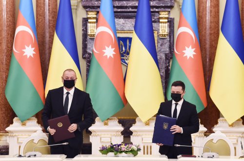 Azərbaycan-Ukrayna sənədləri imzalanıb - YENİLƏNİB