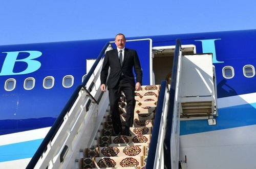 Prezident İlham Əliyevin Ukraynaya işgüzar səfəri başa çatıb