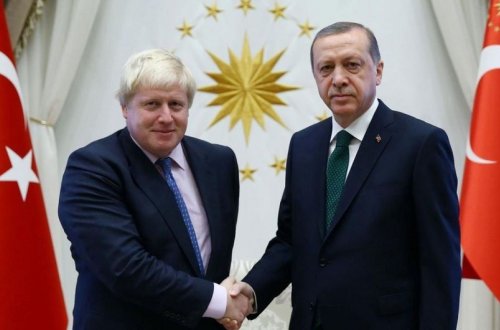 Ərdoğan və Boris Conson arasında telefon danışığı olub