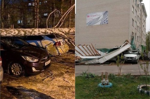 Rusiyada baş verən təbii fəlakətin görüntüləri - FOTO/VİDEO