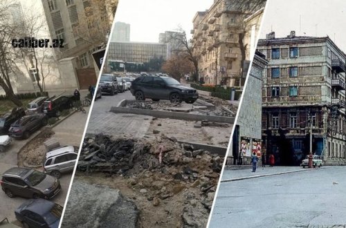 Бутылочное горлышко-трансформер или идеал современного города? - Скандальная реконструкция улицы в Баку - ФОТО