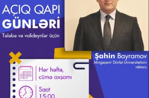 Mingəçevir Dövlət Universitetində növbəti “Açıq qapı” günü keçiriləcək