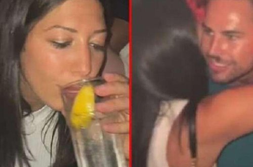 Qadından ŞOK DAVRANIŞ: Toydan əvvəl gecə klubunda kişilərlə qucaqlaşdı... - FOTOlar