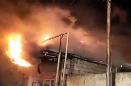 Məcburi köçkünlərin yaşadığı evlərdə yanğın olub