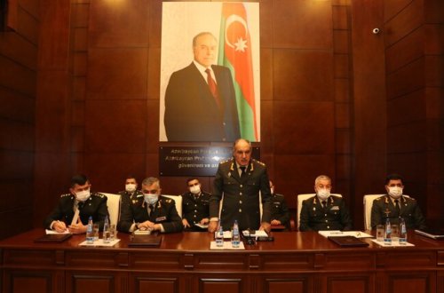 Hərbi Prokurorluqda kollegiya iclası keçirilib - FOTOLAR