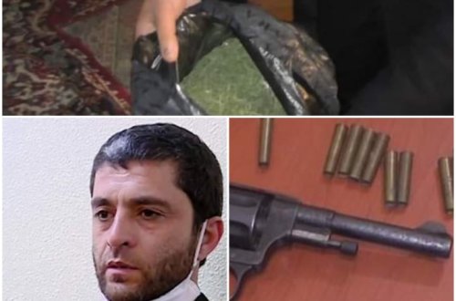 Qanunsuz silah gəzdirən şəxs salanıldı