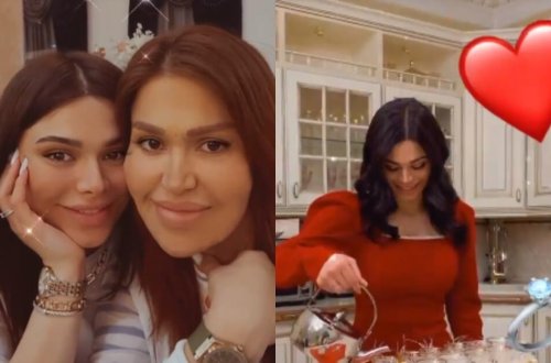 Aysunun nişanından görüntülər - FOTO