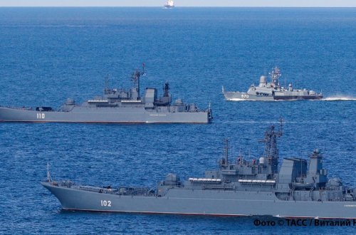 Rusiya Qara dənizdə hərbi təlim keçirir