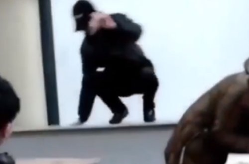 Yayılan videoya görə məktəblilər saxlanıldı - Direktor idarəyə çağrıldı (VİDEO)