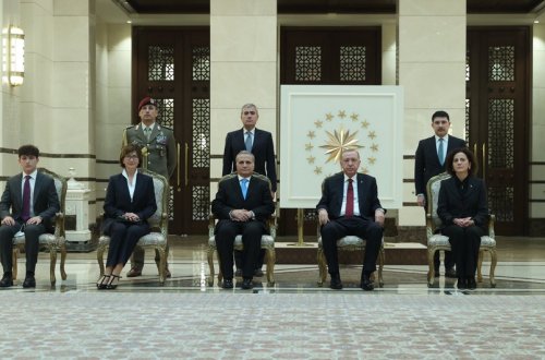 Ərdoğan ABŞ və İtaliyanın yeni səfirlərinin etimadnaməsini qəbul edib