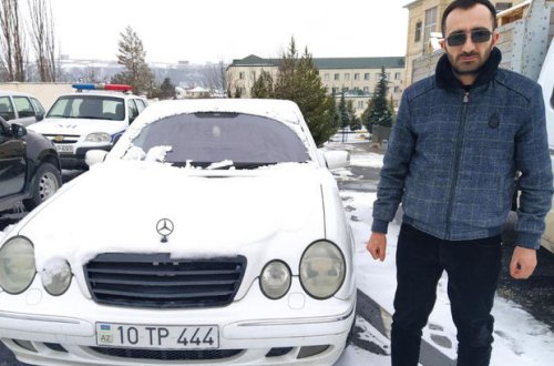 Narkotikin təsiri altında avtomobil idarə edən şəxs saxlanıldı - FOTO