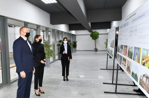 İlham Əliyev və Mehriban Əliyeva yeni kompleksin açılışında - YENİLƏNİB + FOTO/VİDEO