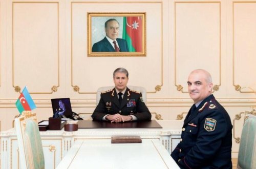 Nazir təqaüdə çıxan generalları yola saldı - FOTO