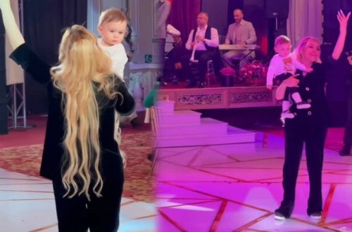 Rəqsanə ilk dəfə oğlunu göstərdi - VİDEO