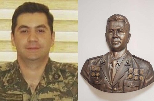 Doğum günündə oxuduğu məktəbə barelyefi qoyuldu... - FOTO