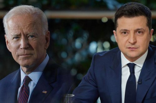 Baydenlə Zelenski Ukrayna-Rusiya arasındakı vəziyyəti müzakirə etdi