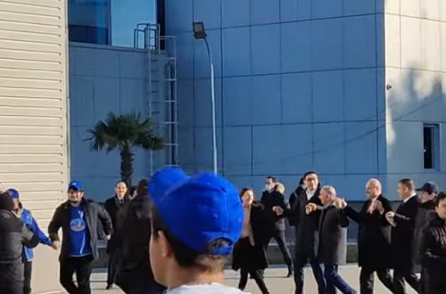 Nazir Fərid Qayıbov və icra başçısı Mingəçevirdə gənclərlə rəqs edib - VİDEO