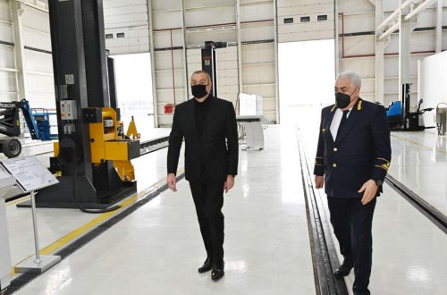 “Azərbaycan Dəmir Yolları” QSC-nin Gəncə lokomotiv deposu istismara verilib - FOTO