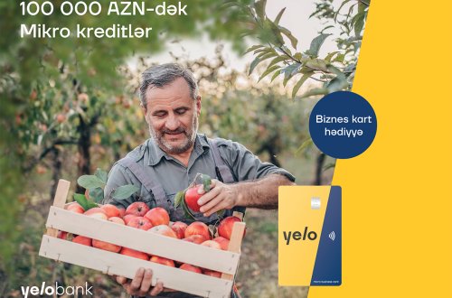 Axtardığınız mikrokredit Yelo Bank-da!
