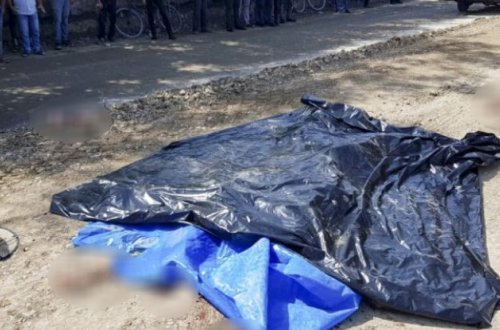 Bakıda dəhşət: Üstündən kran keçən kişi parça-parça oldu