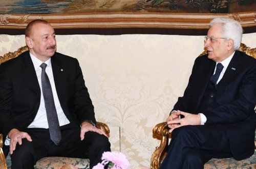 Prezident İlham Əliyev İtaliya Prezidentini təbrik edib