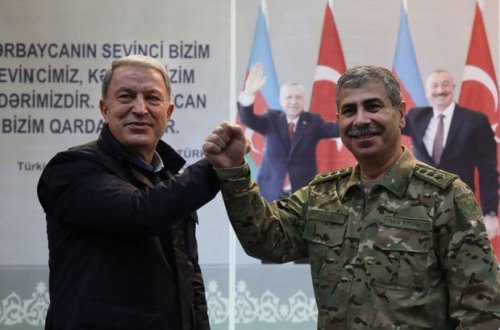 Zakir Həsənov və Hulusi Akar görüşdü - VİDEO