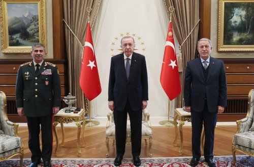 Ərdoğan Zakir Həsənovu qəbul edib