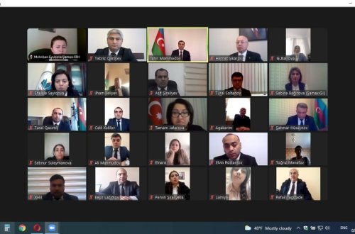 Azərbaycan Gəncləri Gününün 25 illiyi münasibətilə Şamaxıda video-konfrans keçirilib