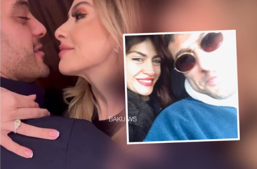 Azərbaycan əsilli müğənni nişanlısı ilə Hadisəyə acıq verdi - VİDEO