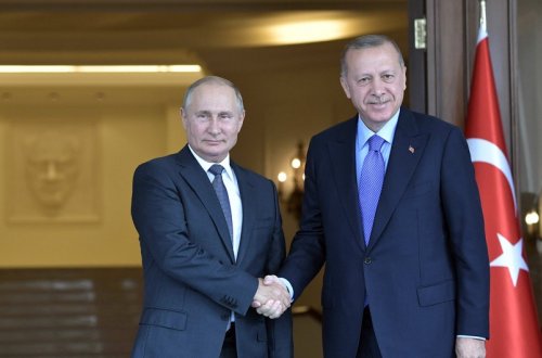 Putin Ərdoğan və xanımının tezliklə sağalmasını arzulayıb